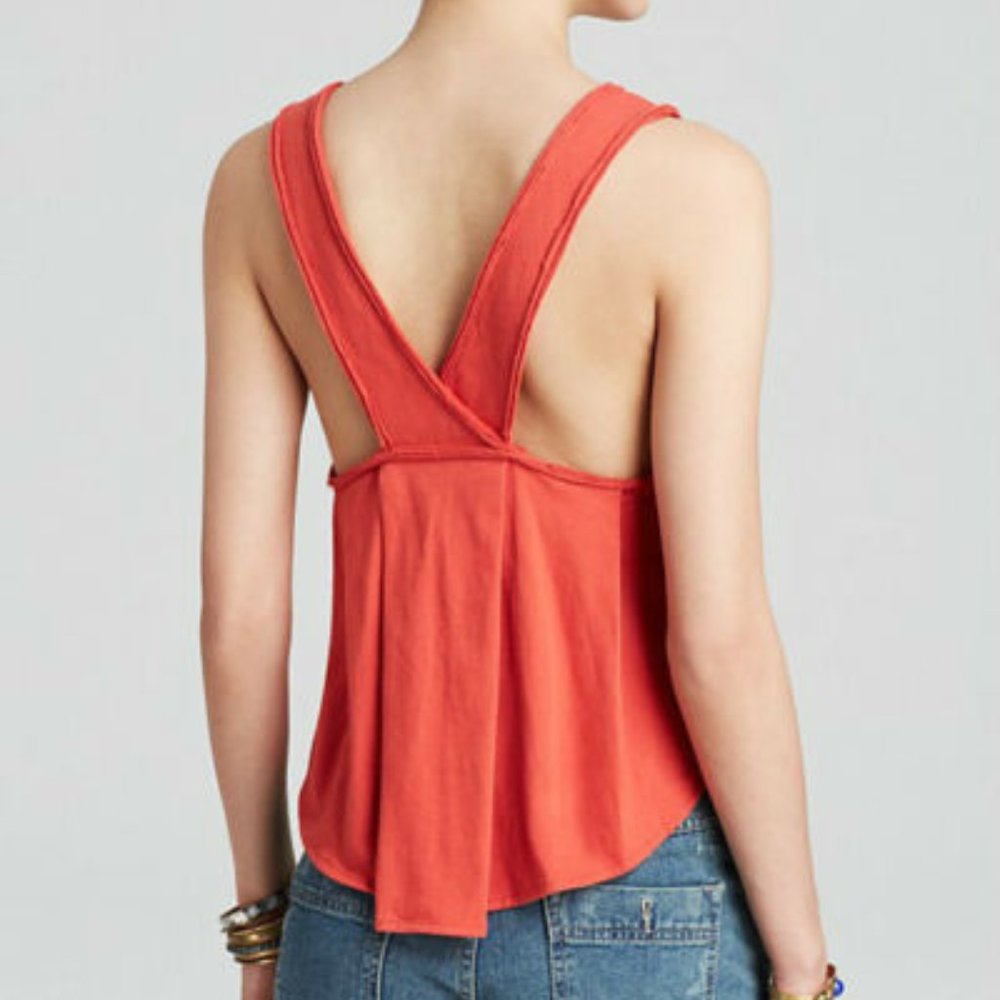 FREE PEOPLE Cupcake Toying Around Tank Red-S,M,L